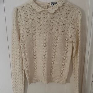 Regina Porter Women's Cream Knit Sweater